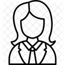 Female Worker  Icon