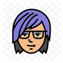 Feminino Avatar Emo Ícone