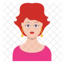Feminino Menina Senhoras Ícone