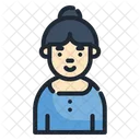 Mulher Femea Menina Ícone