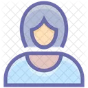 Feminino Mulher Perfil Ícone