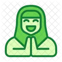 Avatar Feminino Islamismo Ícone