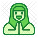Avatar Feminino Islamismo Ícone