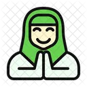 Avatar Feminino Islamismo Ícone