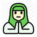 Avatar Feminino Islamismo Ícone