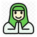 Avatar Feminino Islamismo Ícone
