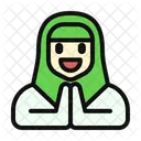 Avatar Feminino Islamismo Ícone