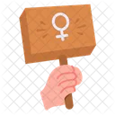 Flat Feminism Icon