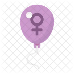 Feminism Balloon  Icon