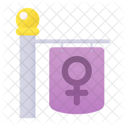 Feminism Banner Icon Of Gradient Style Available In Svg Png