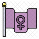 Feminism Flag  Icon