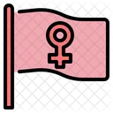 Feminism Flag  Icon