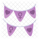 Feminism Garlands  Icon