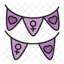 Feminism Garlands  Icon
