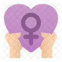 Feminism Heart  Icon