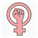 Feminism Fist Protest Icon