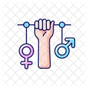 Feminismus Gleichheit Diskriminierung Symbol