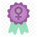 Feminismus-Abzeichen  Symbol