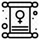 Feminismus-Banner  Symbol