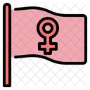 Feminismus Flagge  Symbol