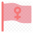 Feminismus Flagge  Symbol