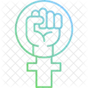 Feminismus-Protest  Symbol