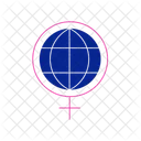 Feminismus Welt  Symbol