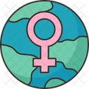 Feminist World Global Icon