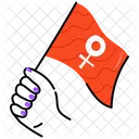 Feminist Flag  Icon