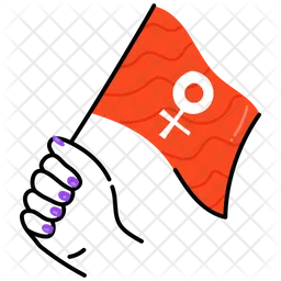 Feminist Flag  Icon