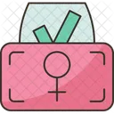 Feminist Vote Politics Icon