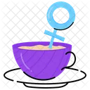 Feministischer Tee  Symbol