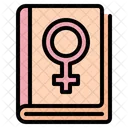 Feministisches Buch  Symbol