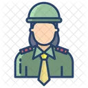 Femle Officer  Icon