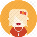 Vintage Femme Avatar Icon