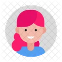 Femme Fille Avatar Icon