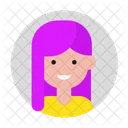 Femme Fille Avatar Icon