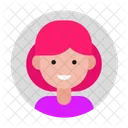 Femme Fille Avatar Icon