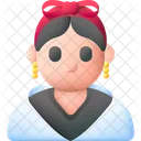 Femme Femme Fille Icône