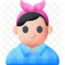 Femme Femme Fille Icône