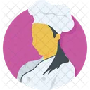 Femme Chef Fille Icon