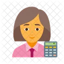 Comptable Entreprise Calculatrice Icône