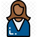 Femme d'affaires  Icône