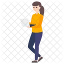 Femme d'affaires  Icône