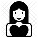 Femme Icone Minimaliste Icône