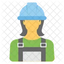 Femme Ingenieur Travail Icon