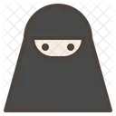 Niqab Musulman Islamique Icône