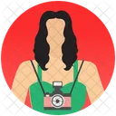 Femme Photographe Photographe Cameraman Icon