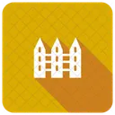 Fence Boundary Barrier Icon