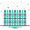Fence Enclosure Parapet Icon